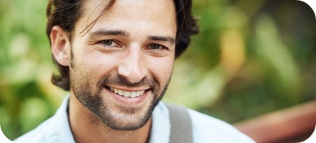 Man with healthy smile